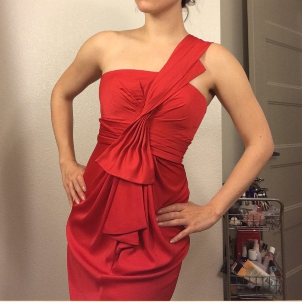 Red dress cocktail.
